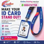 Creative Zone ID Card for Colleges Companies Schools